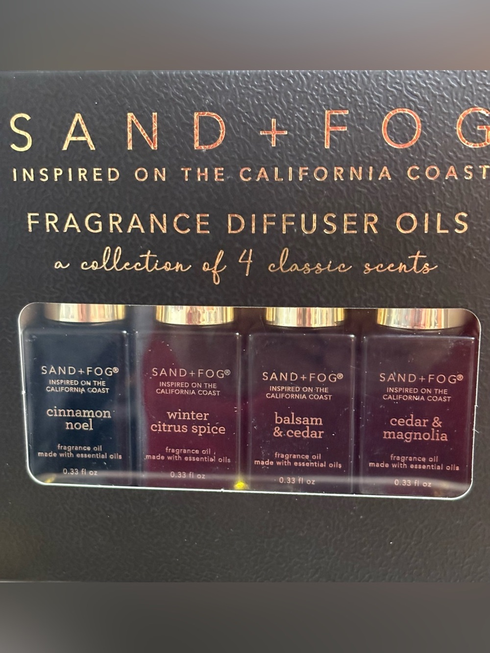 Sand + Fog Fragrance Diffuser Oils
Inspired on the California Coast, 4 Scents - Picture 6 of 10